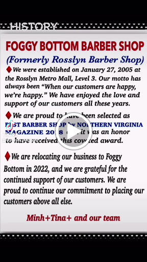 Barber Shop «Rosslyn Barber Shop», reviews and photos, 1700 N Moore St #350, Arlington, VA 22209, USA