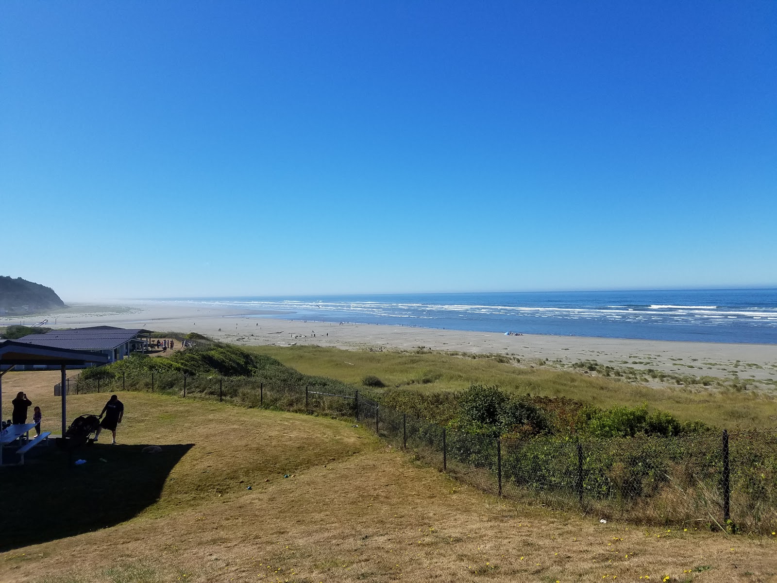 Fotografija Pacific Beach z dolga ravna obala