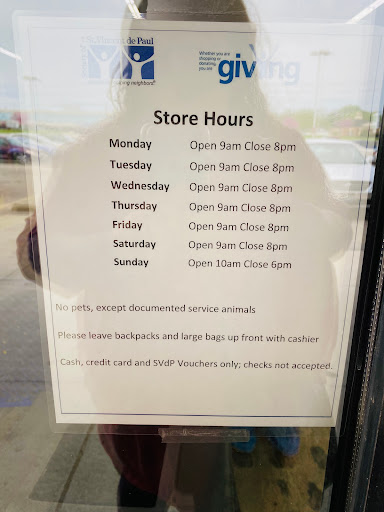 Thrift Store «St. Vincent de Paul Thrift Store and Donation Center», reviews and photos, 1065 Reading Rd, Mason, OH 45040, USA