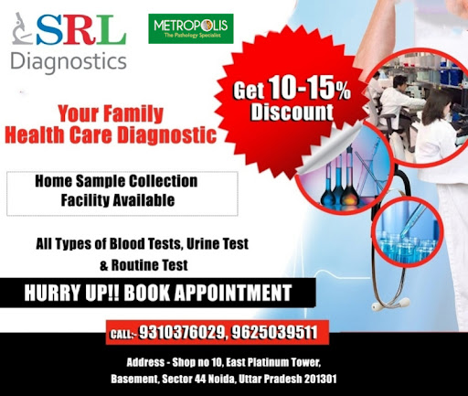 SRL Diagnostics | Blood Test, Urine Test & Full Body Checkup Pathology Lab in Noida | Free Home Collection | Your Family Health Care