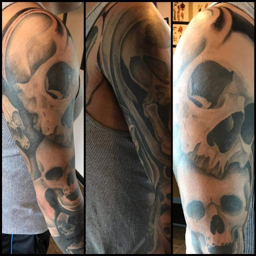 Explore italian tattoo ideas for men, creative tattoo ideas in Copperas Cove, available at Black Moon Tattoo Company