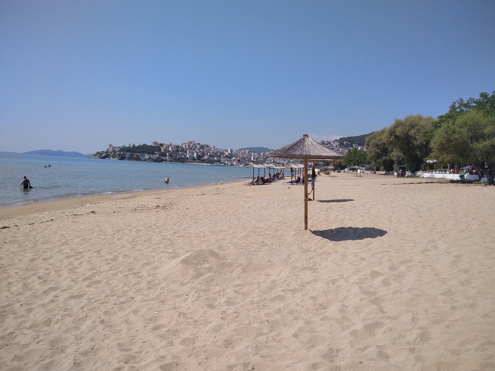 Foto van Perigiali beach met hoog niveau van netheid