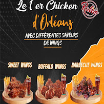 Restaurant halal Rabiro Chicken -Tacos-Burger-Chicken wings tenders barbecue sweet à Orléans - menu / carte