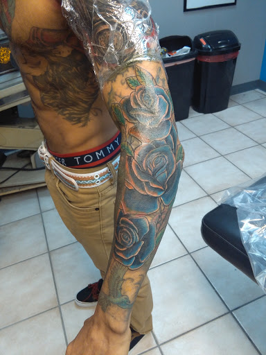 Explore highland cow tattoo ideas, creative tattoo ideas in Bradenton, available at Memory Lane Tattoo Co.