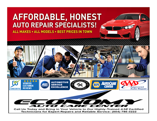 Muffler Shop «Economy Muffler & Auto Care Center», reviews and photos, 11263 Air Park Rd, Ashland, VA 23005, USA