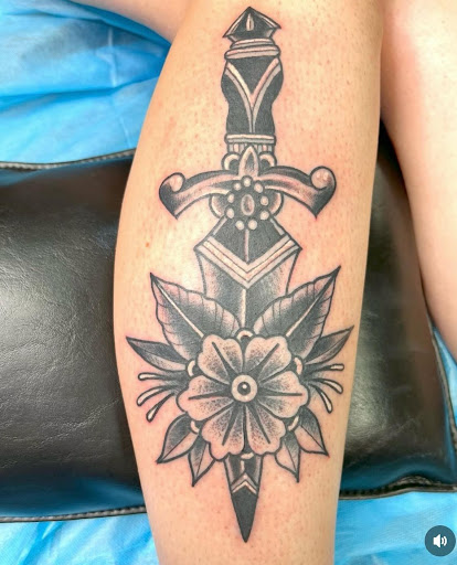 Explore muscle tattoo ideas, creative tattoo ideas in New Braunfels, available at COMAL RIVER TATTOO