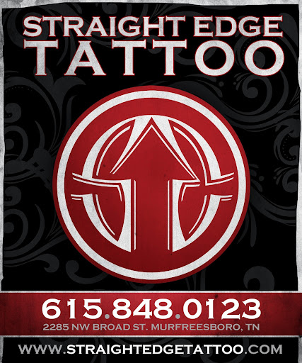 Tattoo Shop «Straight Edge Tattoo and Body Piercing», reviews and photos, 2285 NW Broad St, Murfreesboro, TN 37129, USA