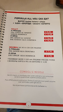Menu / carte de UMU Sushi à Rozzano