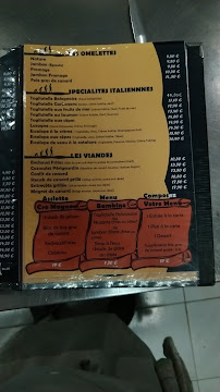 Pizzeria La Milanaise à Les Eyzies menu