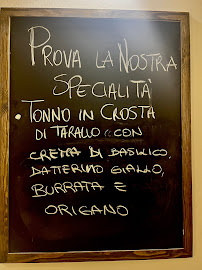 Menu / carte de Peppo à Bari