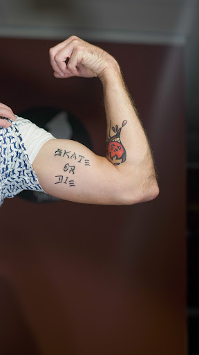 Explore basquiat tattoo ideas, creative tattoo ideas in Nashville, available at RedBird Tattoo