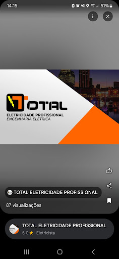 Logo da empresa - TOTAL ELETRICIDADE PROFISSIONAL