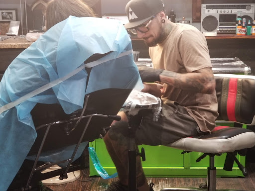 Explore crocodile tattoo ideas, creative tattoo ideas in Las Vegas, available at Bad Apple Tattoo