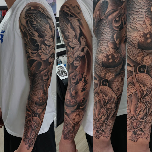 Explore tattoo ideas chest shoulder, creative tattoo ideas in Kissimmee, available at Precision Ink Tattoo Company