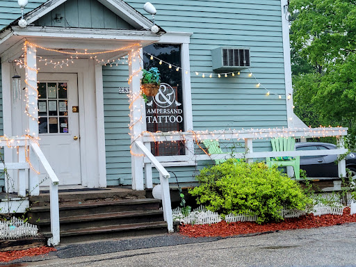 Explore abdominal tattoo ideas, creative tattoo ideas in North Conway, available at Ampersand Tattoo