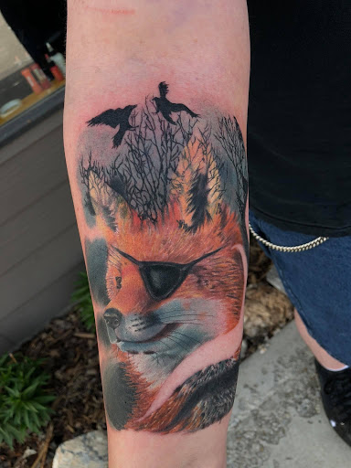 Explore chest tattoo cover up ideas, creative tattoo ideas in Helena, available at Dermawerx Custom Tattoo