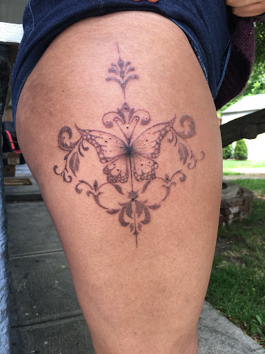 Explore mathematical tattoo ideas, creative tattoo ideas in Spokane, available at Ron LeMay Tattoo