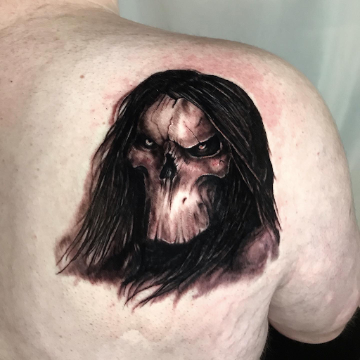 Explore left hand tattoo ideas, creative tattoo ideas in Johnson City, available at Gold Cross Tattoo Co.