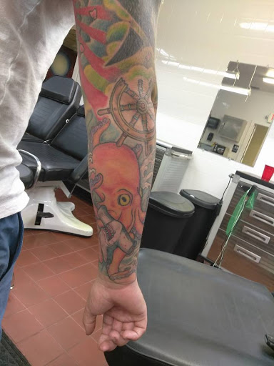 Explore st michael archangel tattoo ideas, creative tattoo ideas in Saint Petersburg, available at Lucky You Tattoo