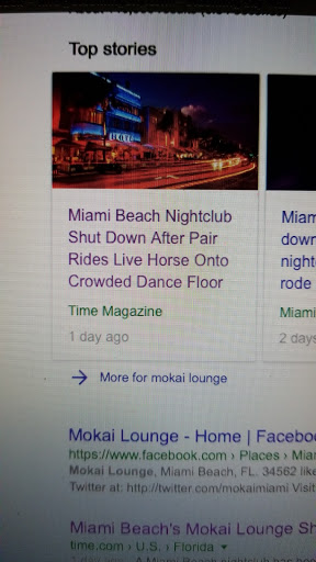 Lounge «Mokai Lounge», reviews and photos, 235 23rd St, Miami Beach, FL 33139, USA