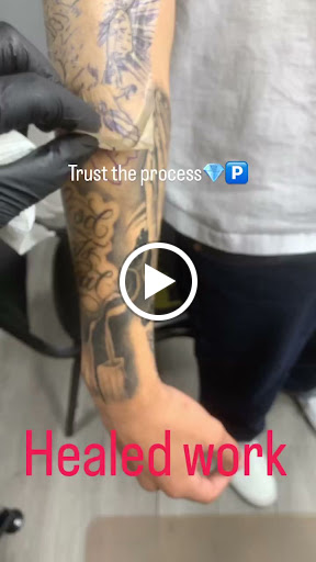 Explore tattoos inner bicep ideas, creative tattoo ideas in Houston, available at Orlandos Tattoo Studio