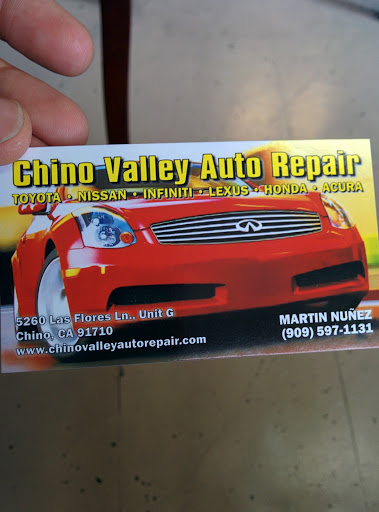 Auto Repair Shop «Chino Valley Auto Repair», reviews and photos, 5260 Las Flores Dr, Chino, CA 91710, USA