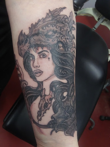 Explore seraphim tattoo ideas, creative tattoo ideas in Turner, available at Heathen Ink