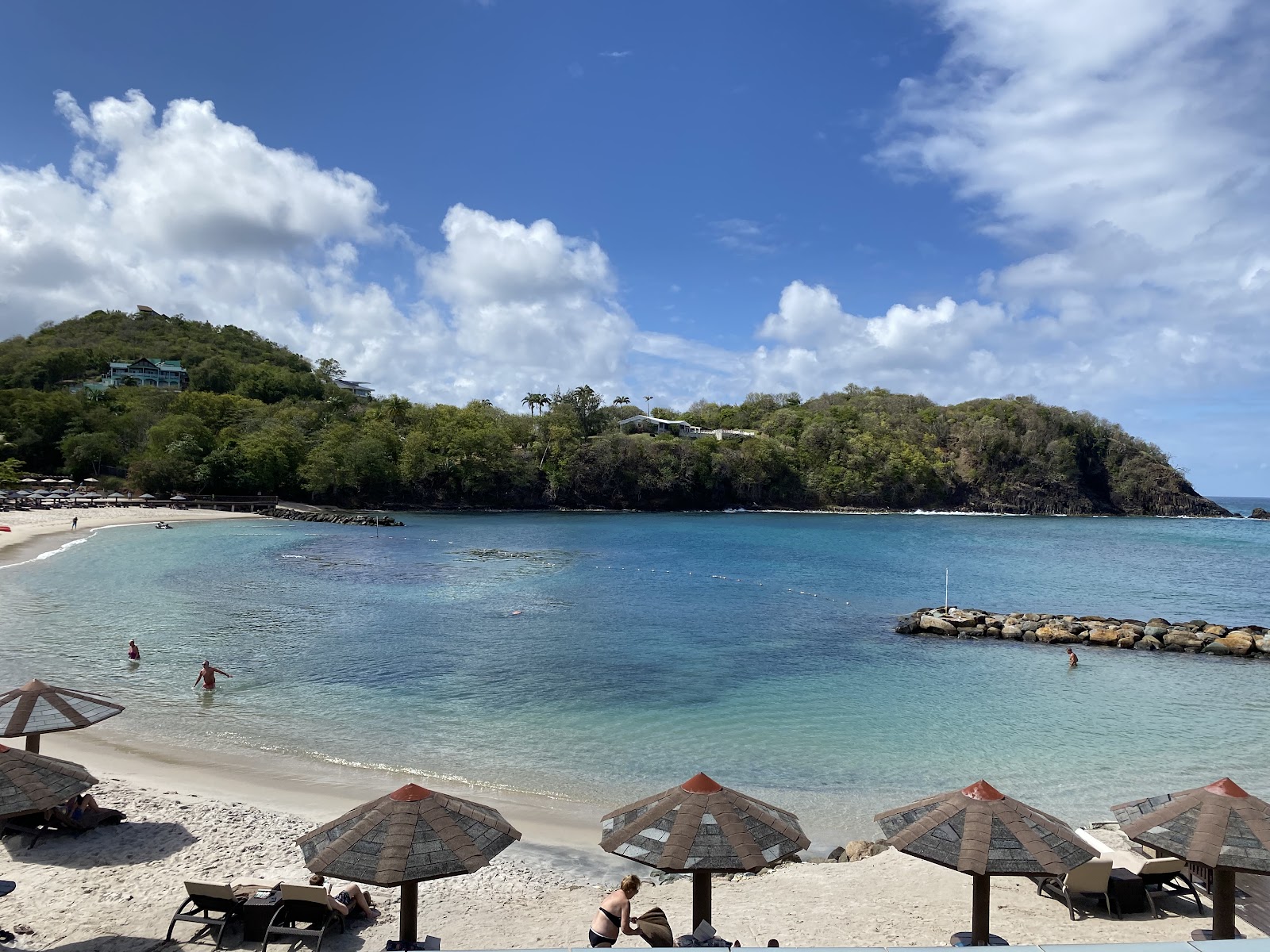 Foto de Saint Lucia beach área do hotel