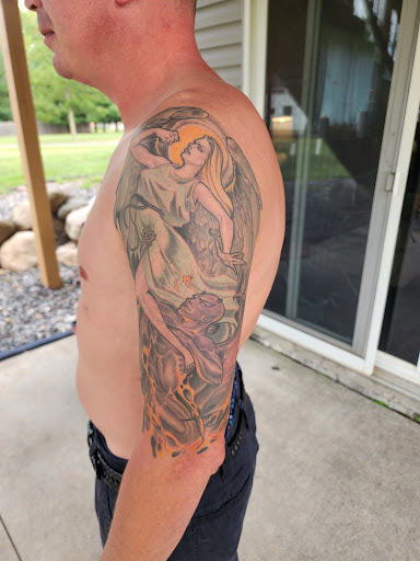 Explore purge tattoo ideas, creative tattoo ideas in Minneapolis, available at Uptown Tattoo