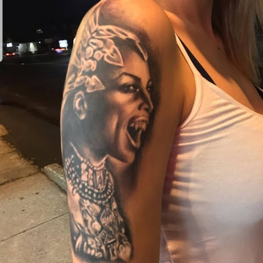 Explore viking warrior tattoo ideas, creative tattoo ideas in Rehoboth Beach, available at Tattoo Galaxy (Rehoboth Beach) Piercing & Custom tattoos