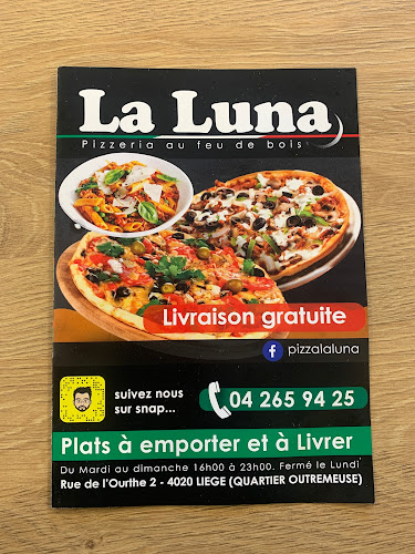 Beoordelingen van Pizza La Luna in Luik - Restaurant