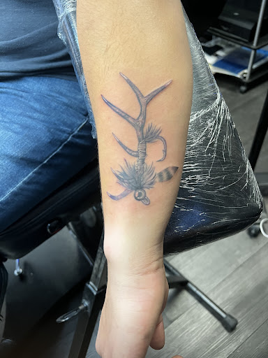Explore neck tattoo ideas, creative tattoo ideas in Silver City, available at Independent Ink Tattoo