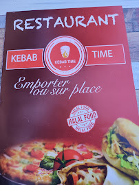 Kebab Time à Valras-Plage menu