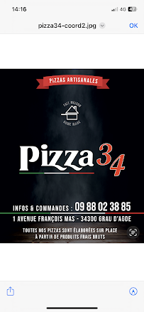 Photos du propriétaire du Pizzas à emporter PIZZA 34 à Agde - n°3
