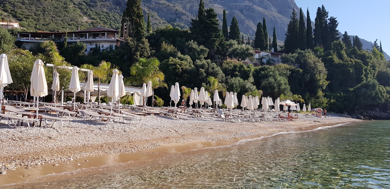 Foto van Barbati Strand met hoog niveau van netheid