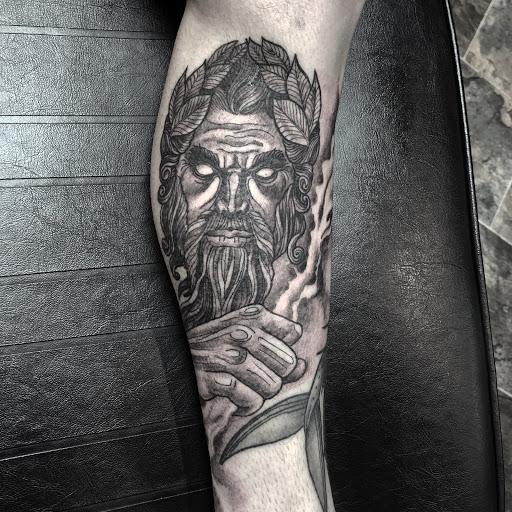 Explore campfire tattoo ideas, creative tattoo ideas in Clarksburg, available at Art & Soul Studio Of Tattoo