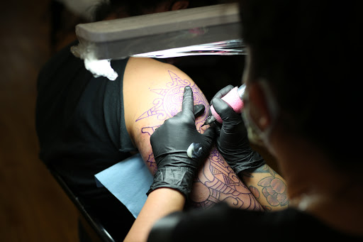 Explore tattoo ideas for men wolf, creative tattoo ideas in Portland, available at Tattoo 34