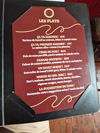 Le Bistrot à Aix-en-Provence menu