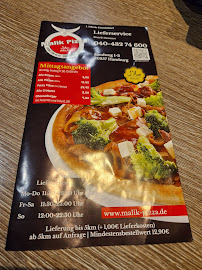 Carte du Malik Pizza à Hamburg