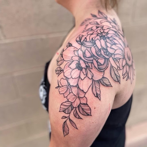 Explore cover up tattoo ideas, creative tattoo ideas in Peoria, available at Modern Ink Tattoo