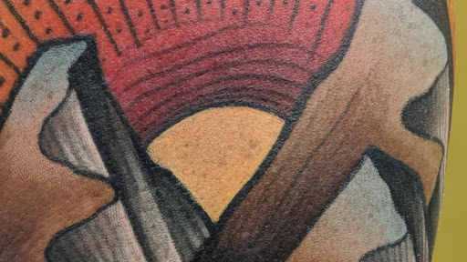 Explore angel name tattoo ideas, creative tattoo ideas in Green Bay, available at Endless Expansion Custom Tattoo LLC & Alyssa Marie Paramedical & Areola Tattoos