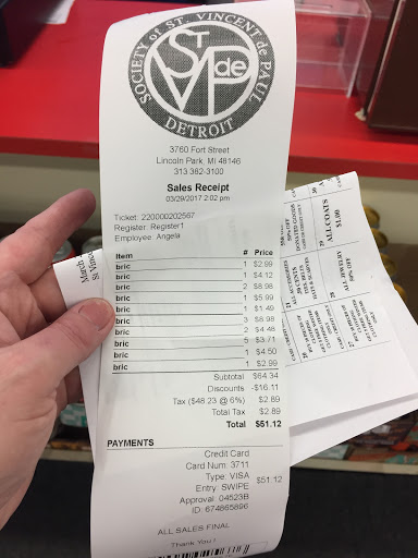 Non-Profit Organization «St. Vincent de Paul Society», reviews and photos, 3760 Fort St, Lincoln Park, MI 48146, USA