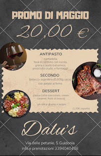 Sa Tanca à Guidonia menu