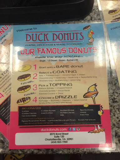 Donut Shop «Duck Donuts», reviews and photos, 2075 Bond St #120, Charlottesville, VA 22901, USA
