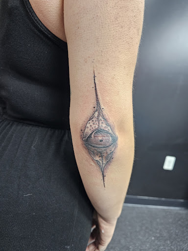 Explore mass effect tattoo ideas, creative tattoo ideas in Fredericksburg, available at Tattoo Haven