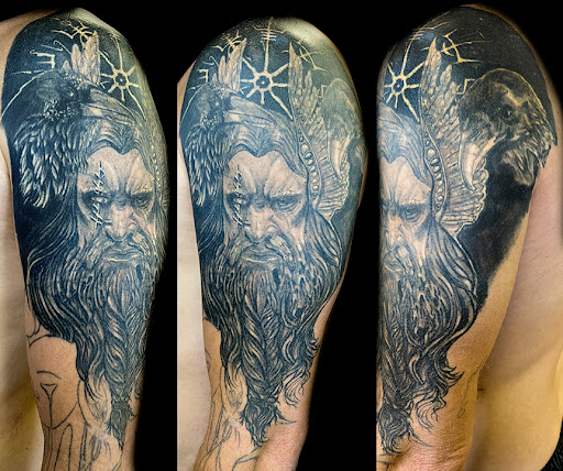 Explore back of leg tattoo ideas, creative tattoo ideas in Las Vegas, available at Club Tattoo The Venetian Grand Canal Shoppes