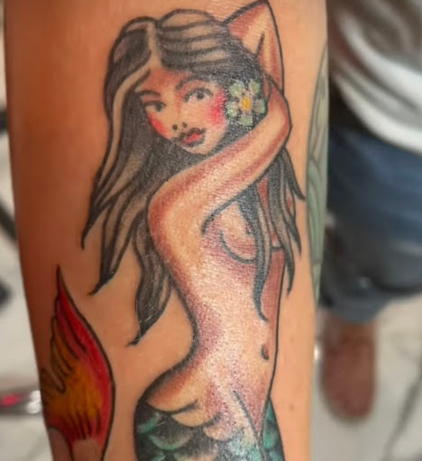 Explore salmon tattoo ideas, creative tattoo ideas in Miami Beach, available at Tattoos by Lou Miami - South Beach