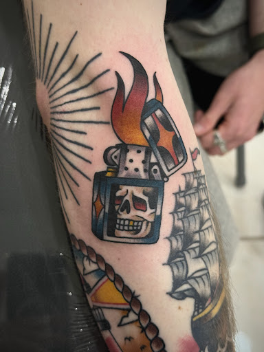 Explore tigger tattoo ideas, creative tattoo ideas in Twentynine Palms, available at Adobe Tattoo