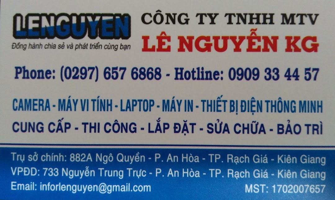 Công ty TNHH MTV Lê Nguyễn KG