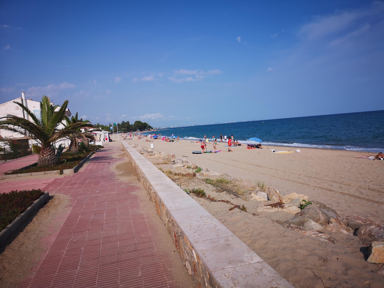 Foto di Platja de la Porquerola con costa lunga e dritta